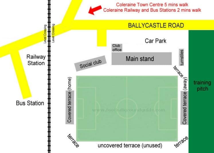 Ground Layout of Coleraine
