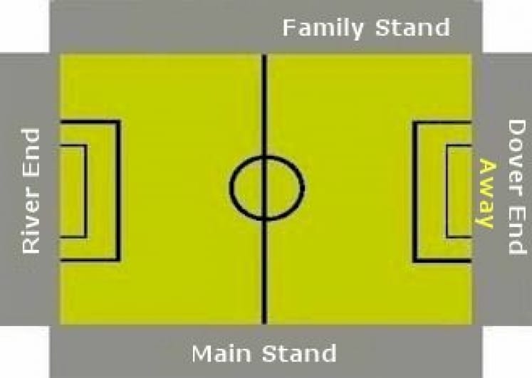 Ground Layout of Dover Athletic