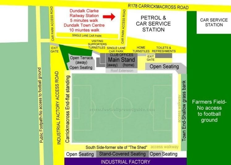Ground Layout of Dundalk