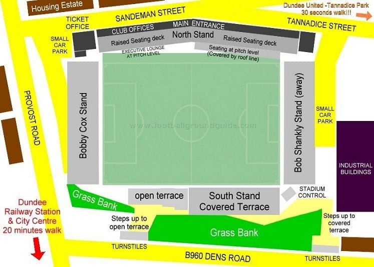 Ground Layout of Dundee