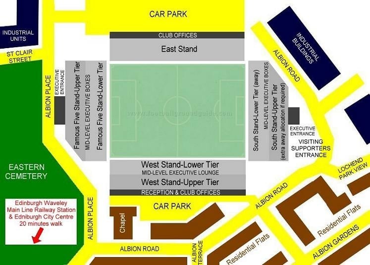 Ground Layout of Hibernian