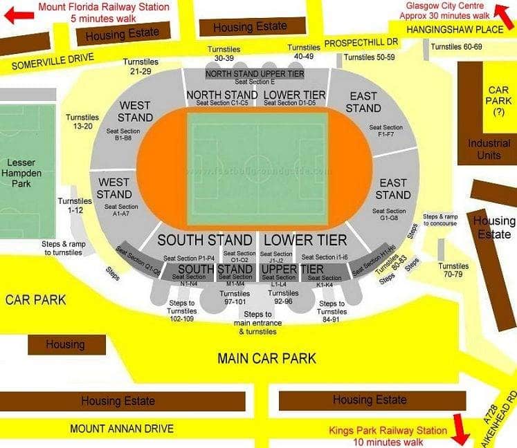 Ground Layout of Hampden Park