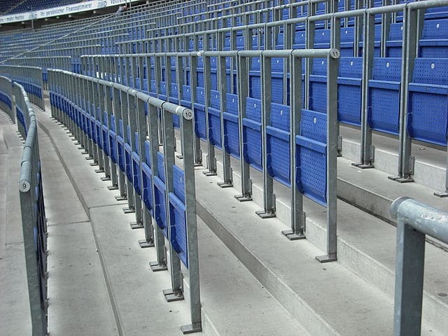 Safe standing: All you need to know about the rail seating debate 1 safe standing area fitted with rail seats