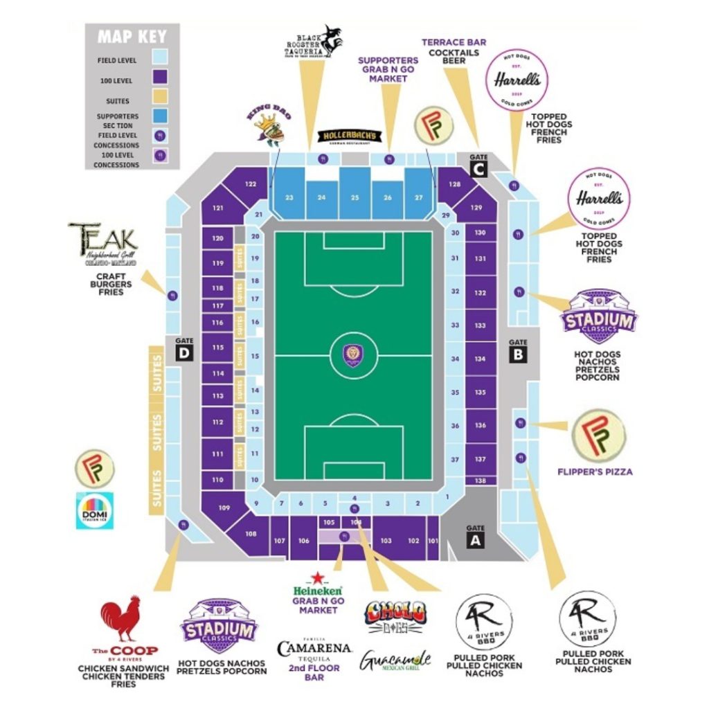 Inter&Co Stadium seating plan