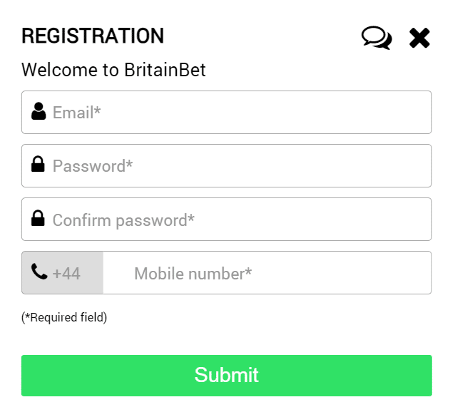 britain bet registration form britain bet sign up offer
