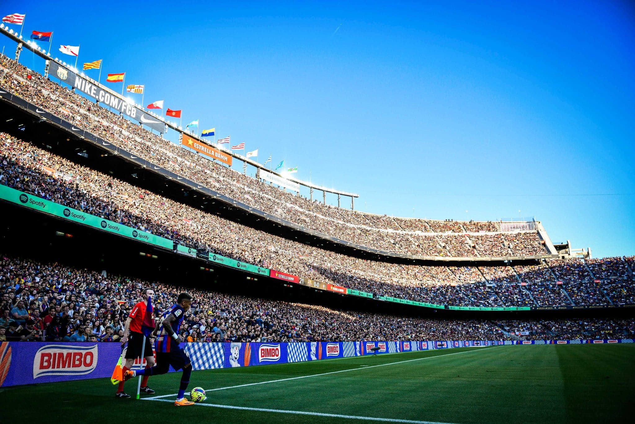Camp Nou renovation | Barcelona's home stadium is undergoing a &pound;1.3bn redevelopment project