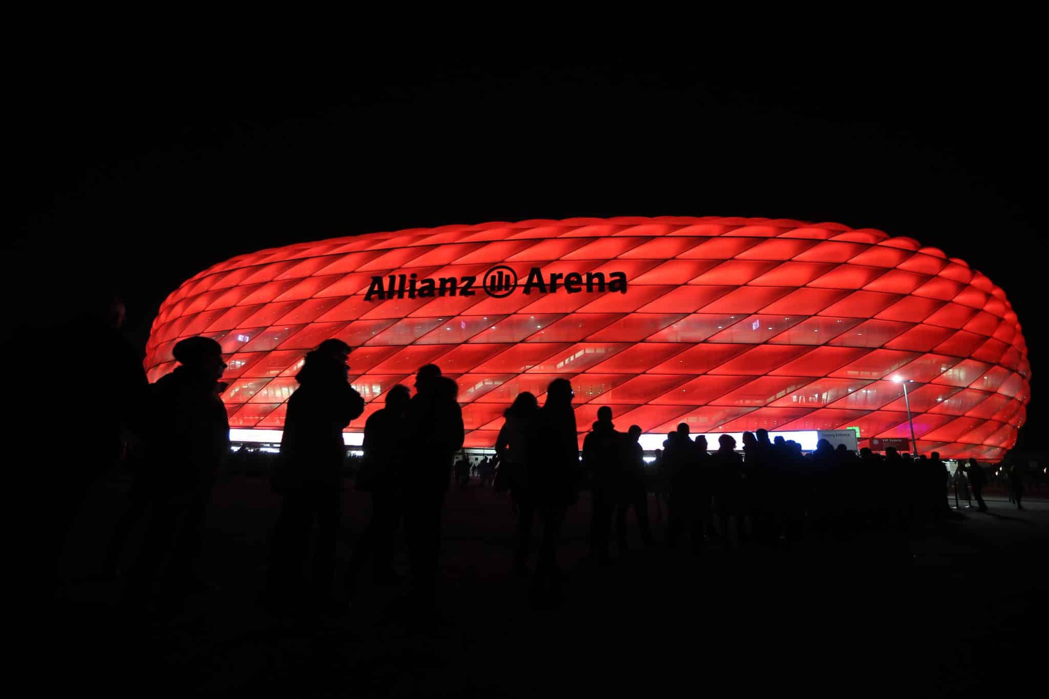 The 13 biggest stadiums in Europe: Where does Wembley rank? 5 The Allianz Arena is one of the biggest stadiums in Europe