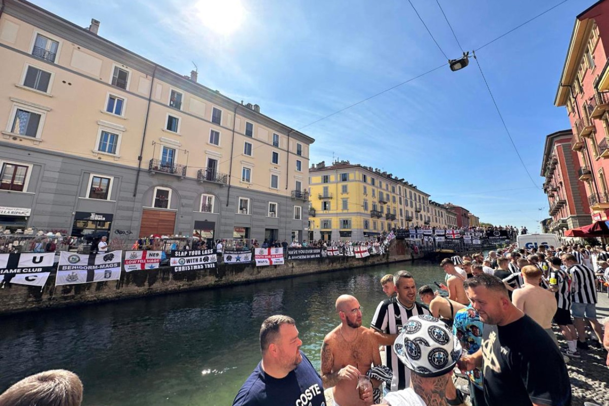 Newcastle fan stabbed in Milan ahead of Champions League clash 1 newcastle fans in milan