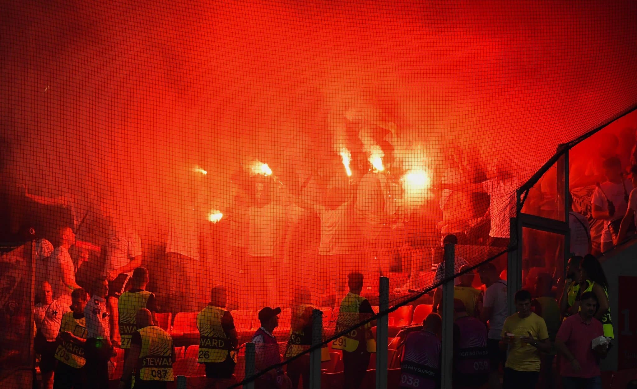 The football atmosphere at the Georgios Karaiskakis Stadium is one of the world's most intense