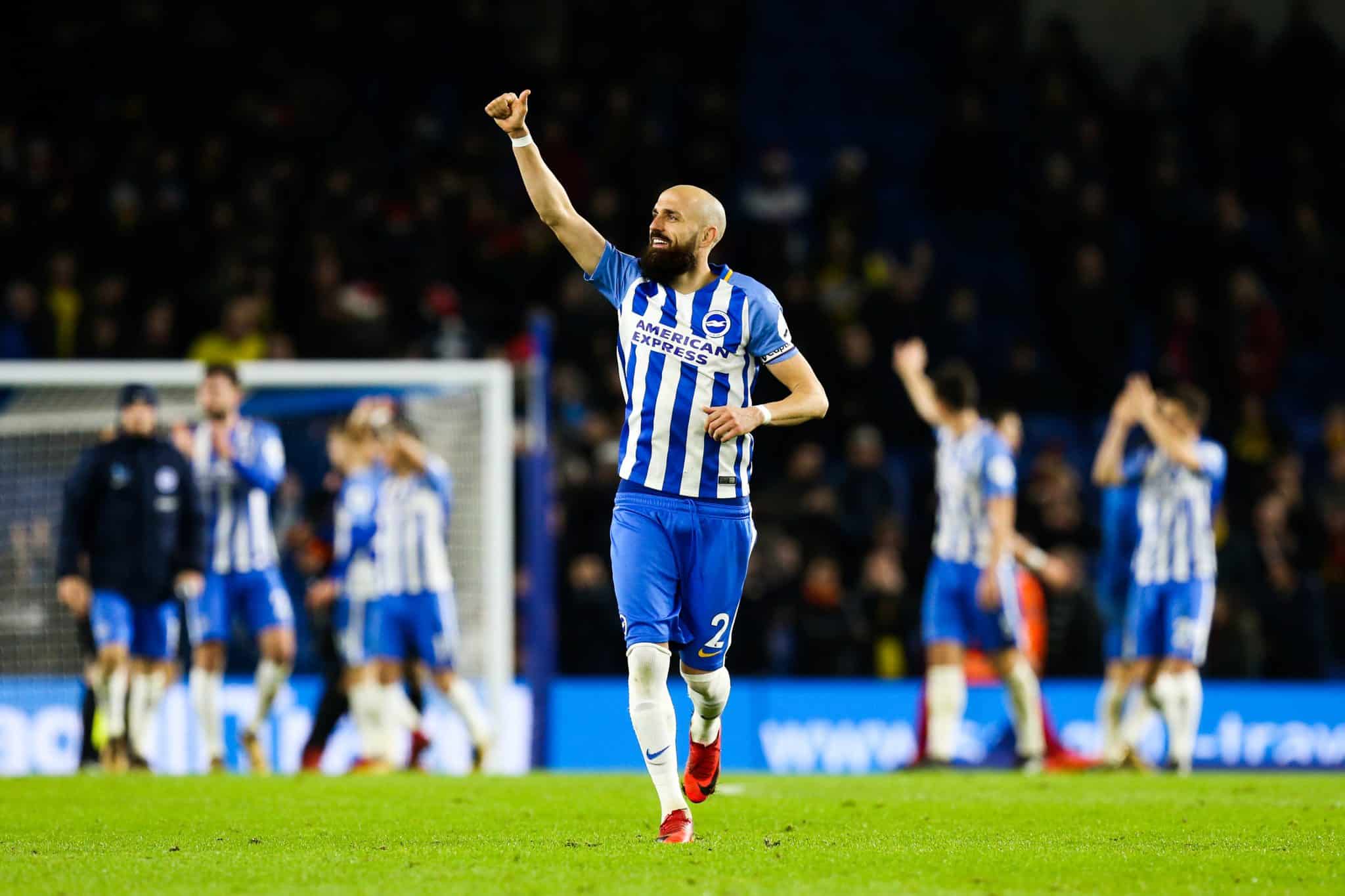 Bruno has a hospitality suite at the Brighton stadium named after him
