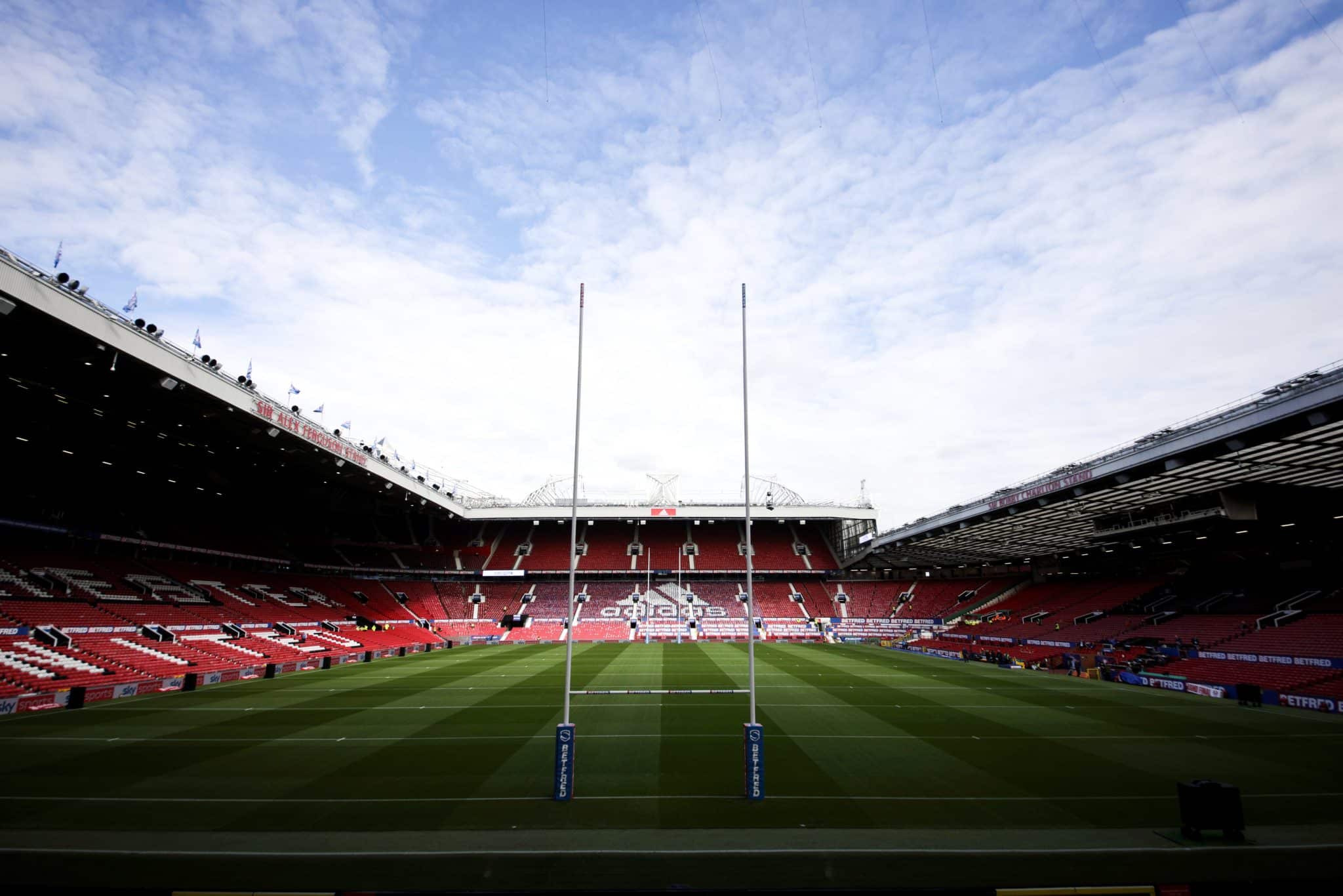The football stadium hosting the Super League final this year is... 1 Old Trafford, the home of Manchester United, is also the Super League Grand Final stadium having hosted the event on every occasion bar one, during the Covid-19 pandemic.