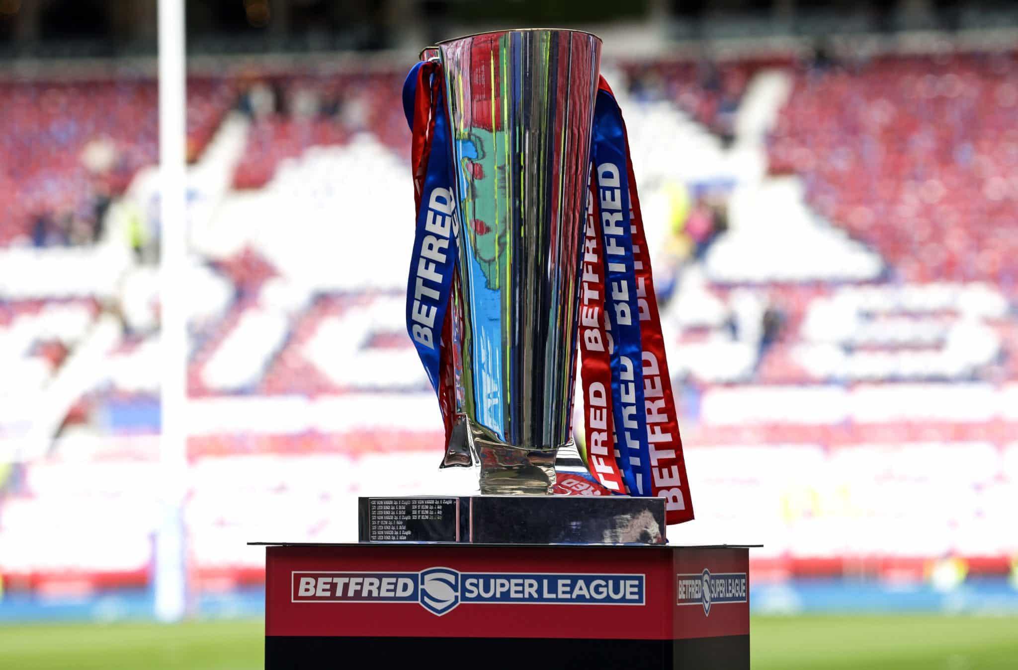 The football stadium hosting the Super League final this year is... 3 The Super League Grand Final stadium Old Trafford with the trophy | This isn't the European Super League, football fans, it's rugby league's headline event of the season