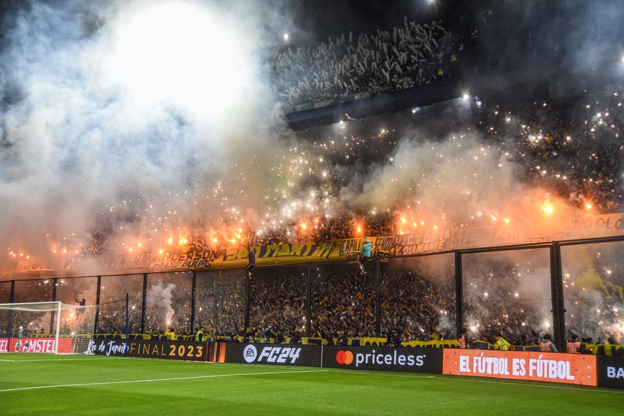 Boca Juniors are one of the big five football teams in Buenos Aires, Argentina