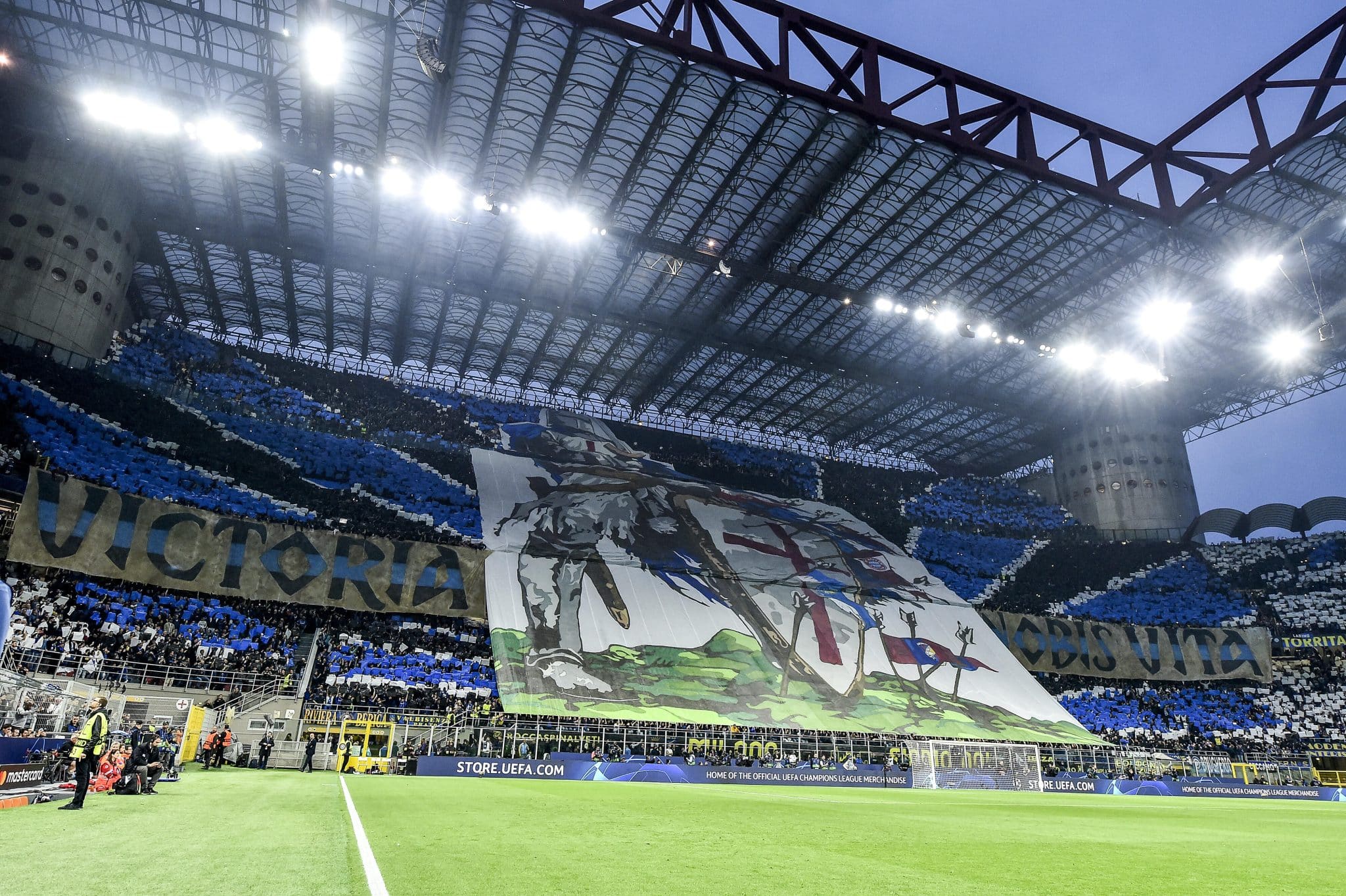 Inter Milan fans at San Siro