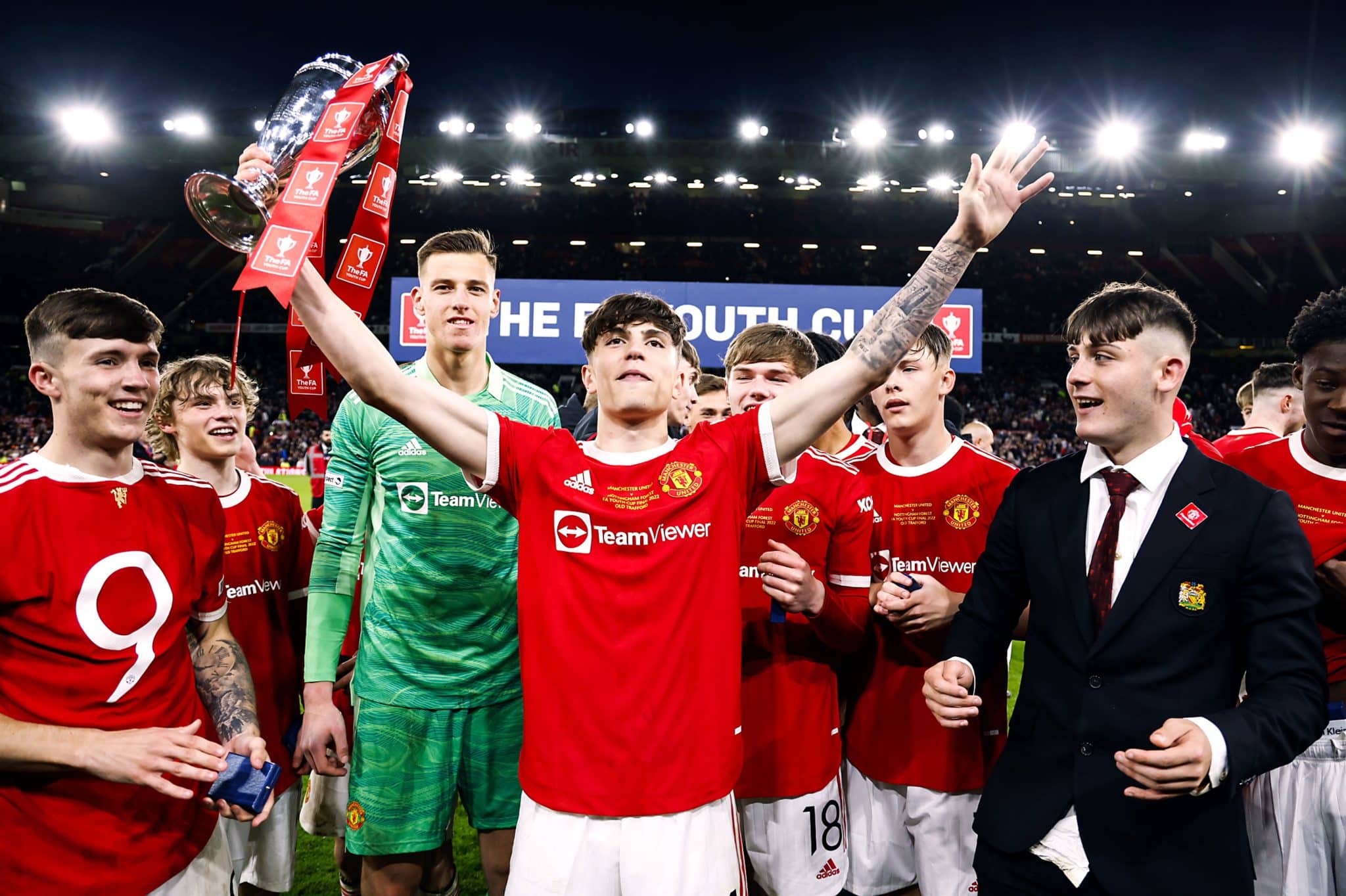 Alejandro Garnacho helped Manchester United win the FA Youth Cup in 2022