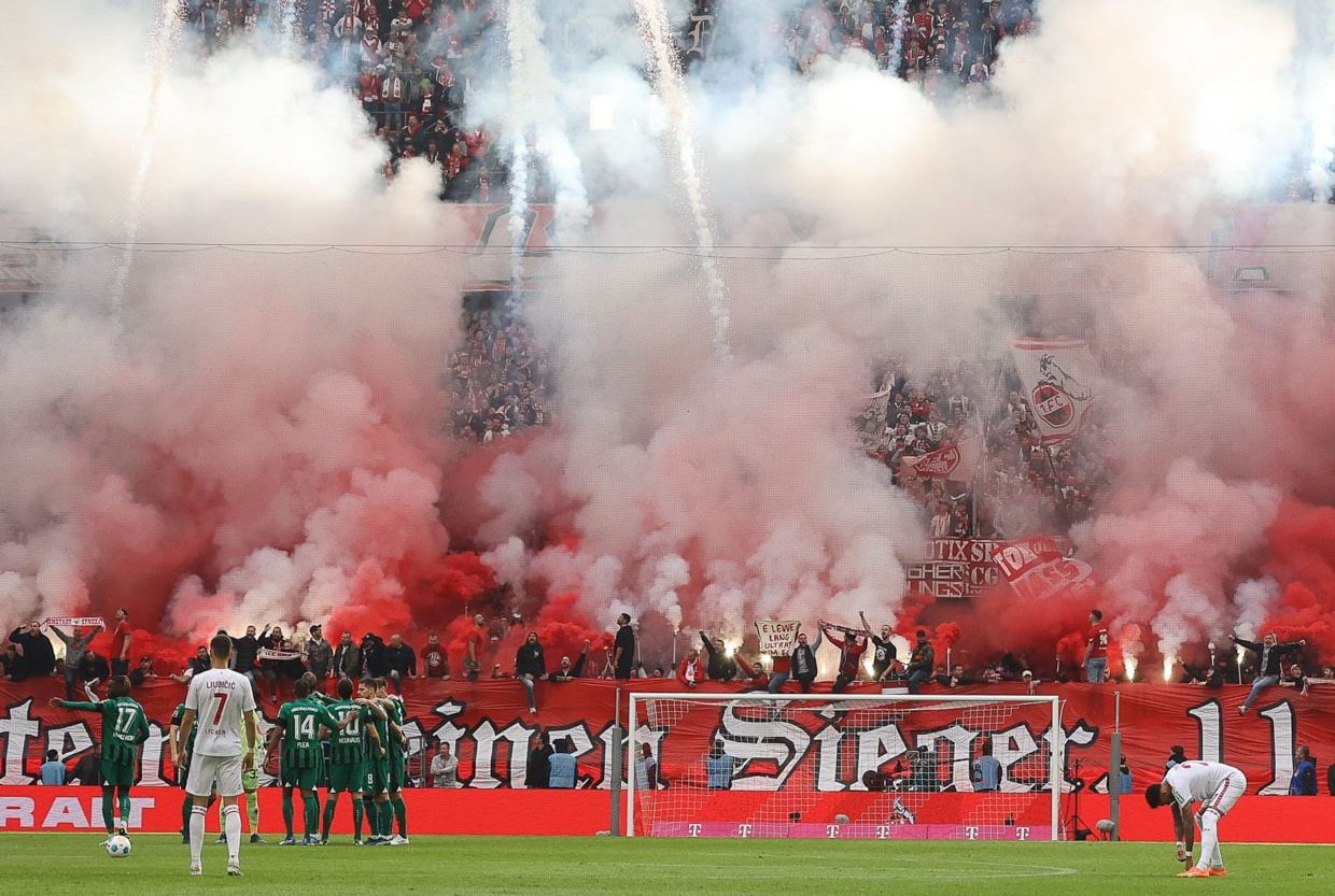 What's behind major German football and Bundesliga protests? 3 1 FC Koln pyro display - German football pyro display - Bundesliga pyro - vs Borussia Monchengladbach 4 | German football protests | Bundesliga protests