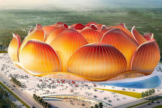 The biggest abandoned football stadiums in the world 1 Guangzhou Evergrande Football Stadium