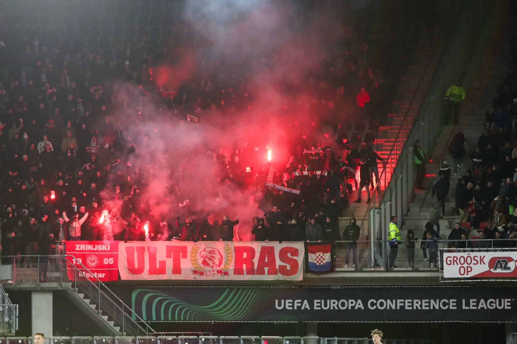 Zrinjski Mostar away section: Guide for Aston Villa fans 1 Zrinsjki Mostar ultras