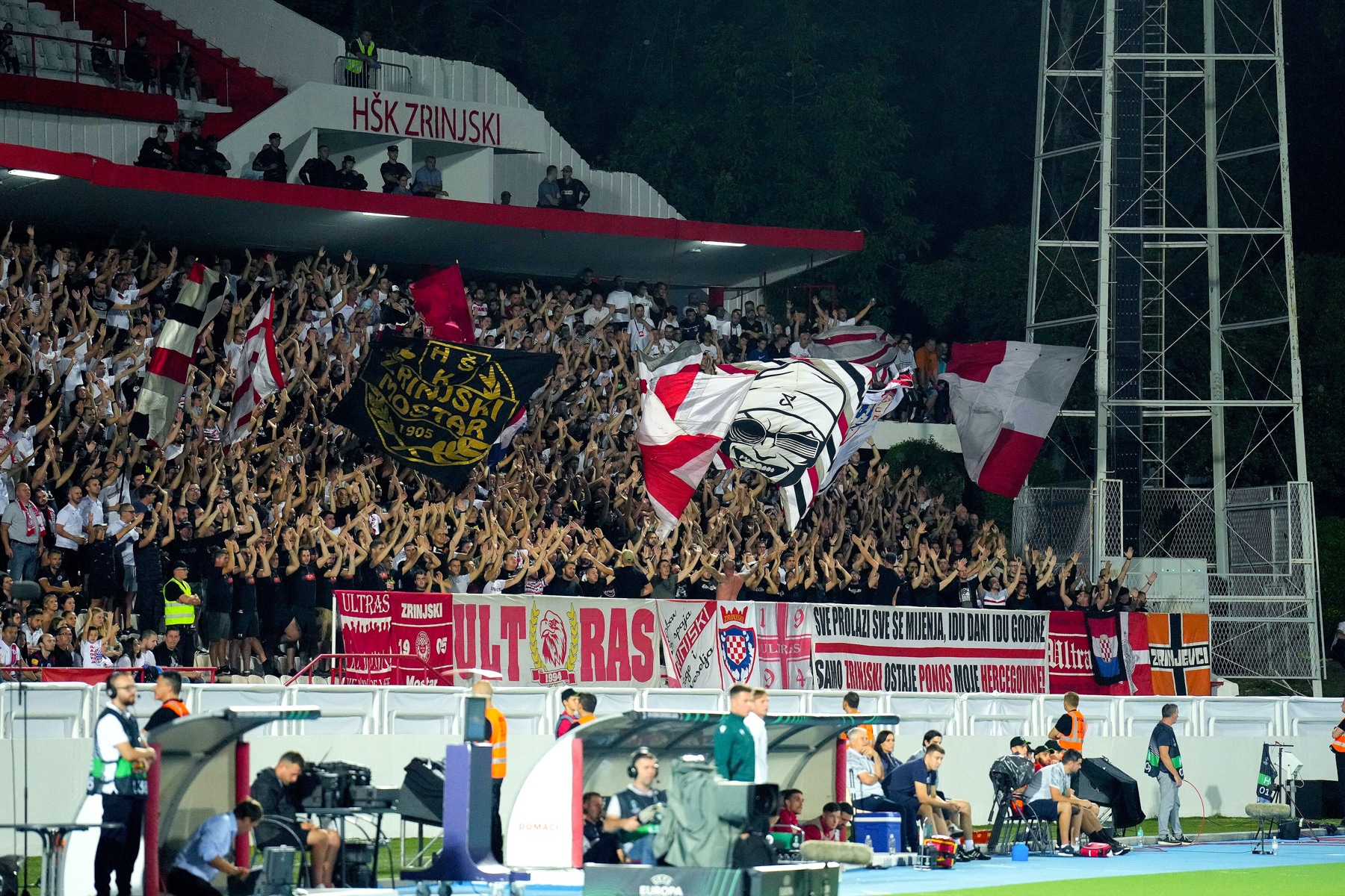 Zrinjski Mostar away section: Guide for Aston Villa fans 5 HSK Zrinsjki Mostar ultras | Zrinsjki Mostar away section