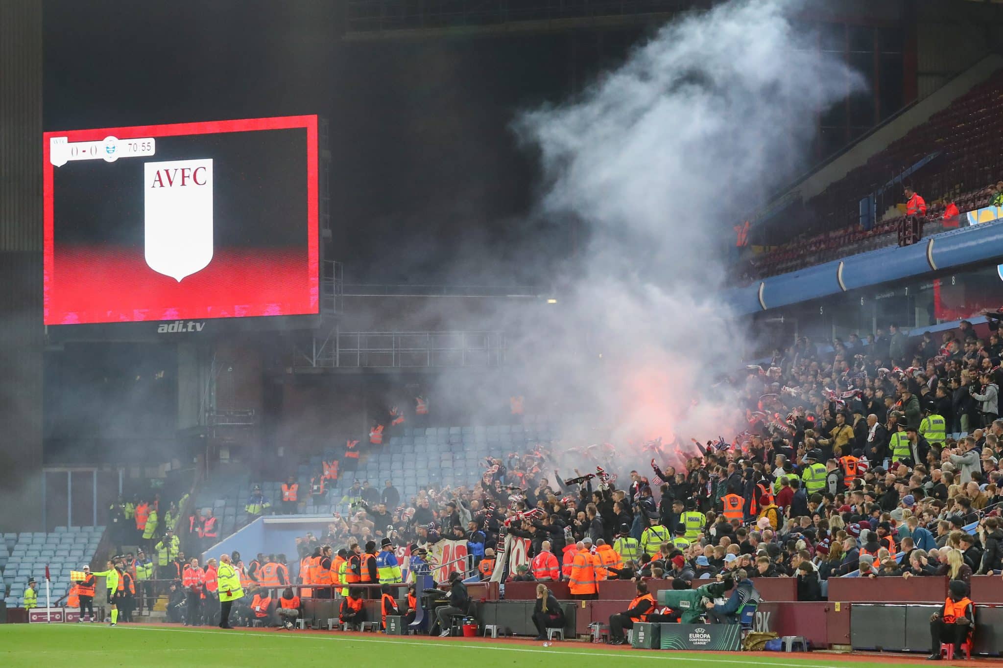 Zrinjski Mostar away section: Guide for Aston Villa fans 6 HSK Zrinsjki Mostar ultras at Aston Villa