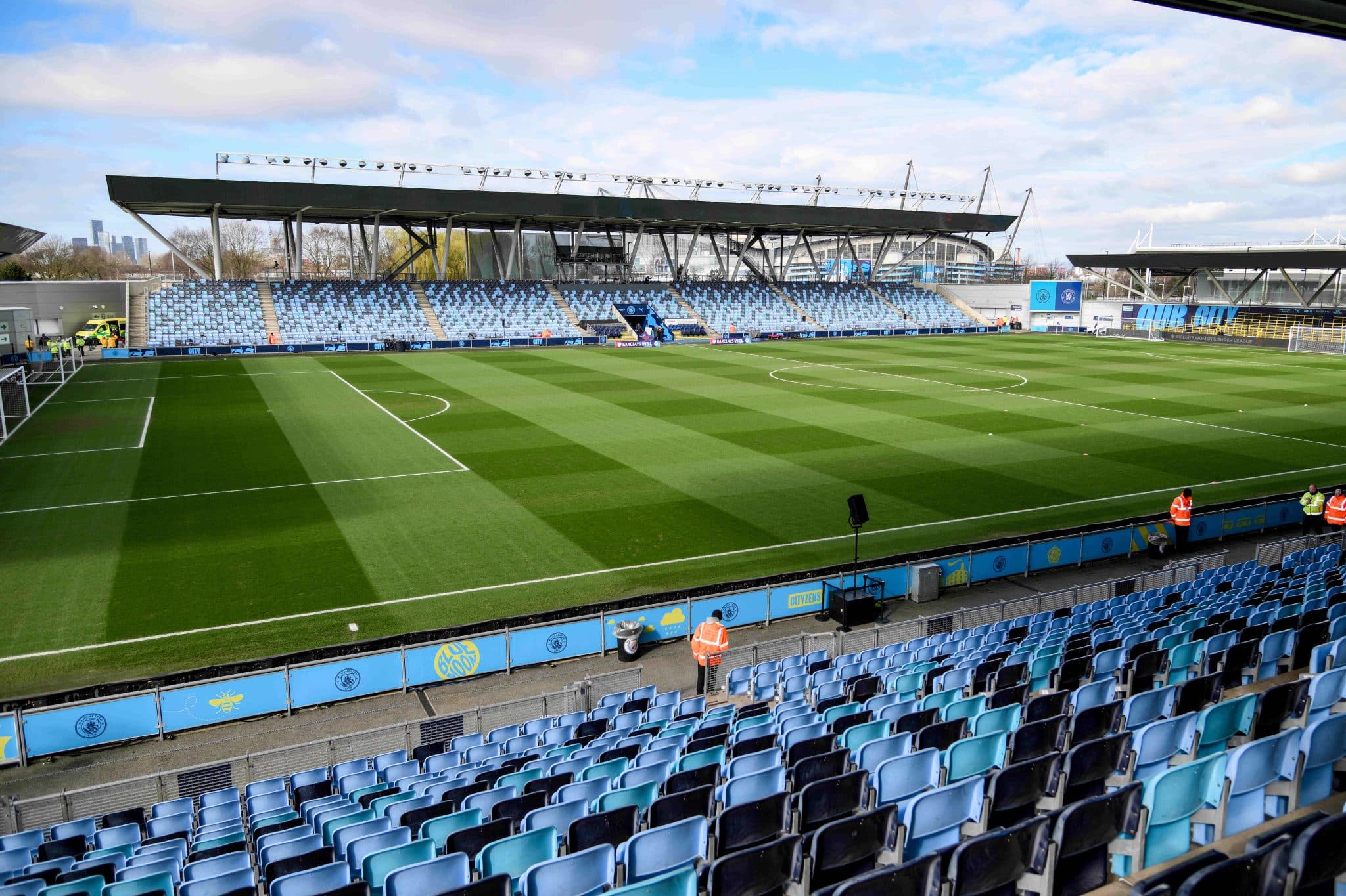 Manchester City submit plans to develop new training facilities 1 General view of the Etihad Campus during the The FA Women's Super League match Manchester City Women vs Chelsea FC Women at Etihad Campus