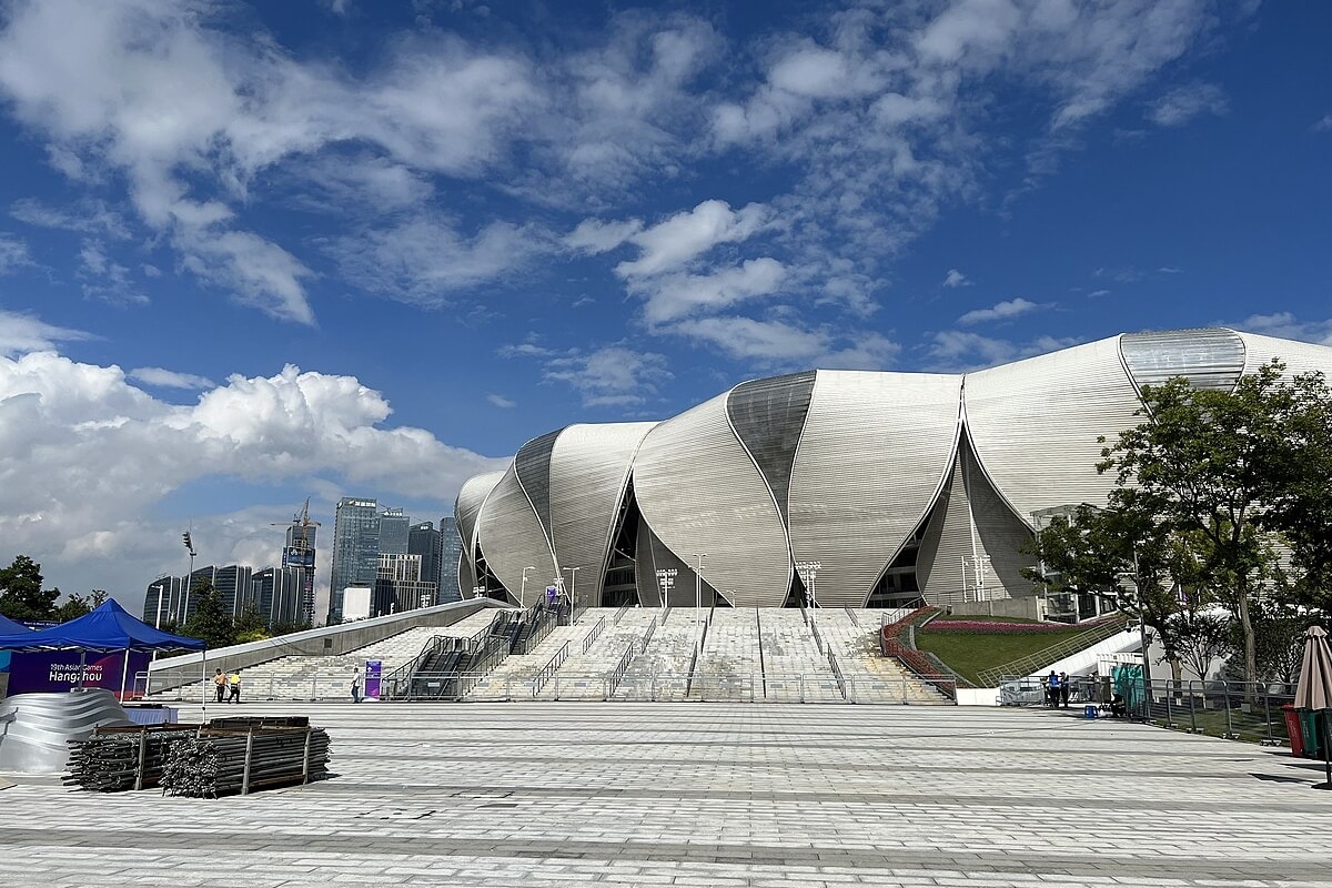 The 13 Biggest Stadiums in China 7 Hangzhou Sports Park