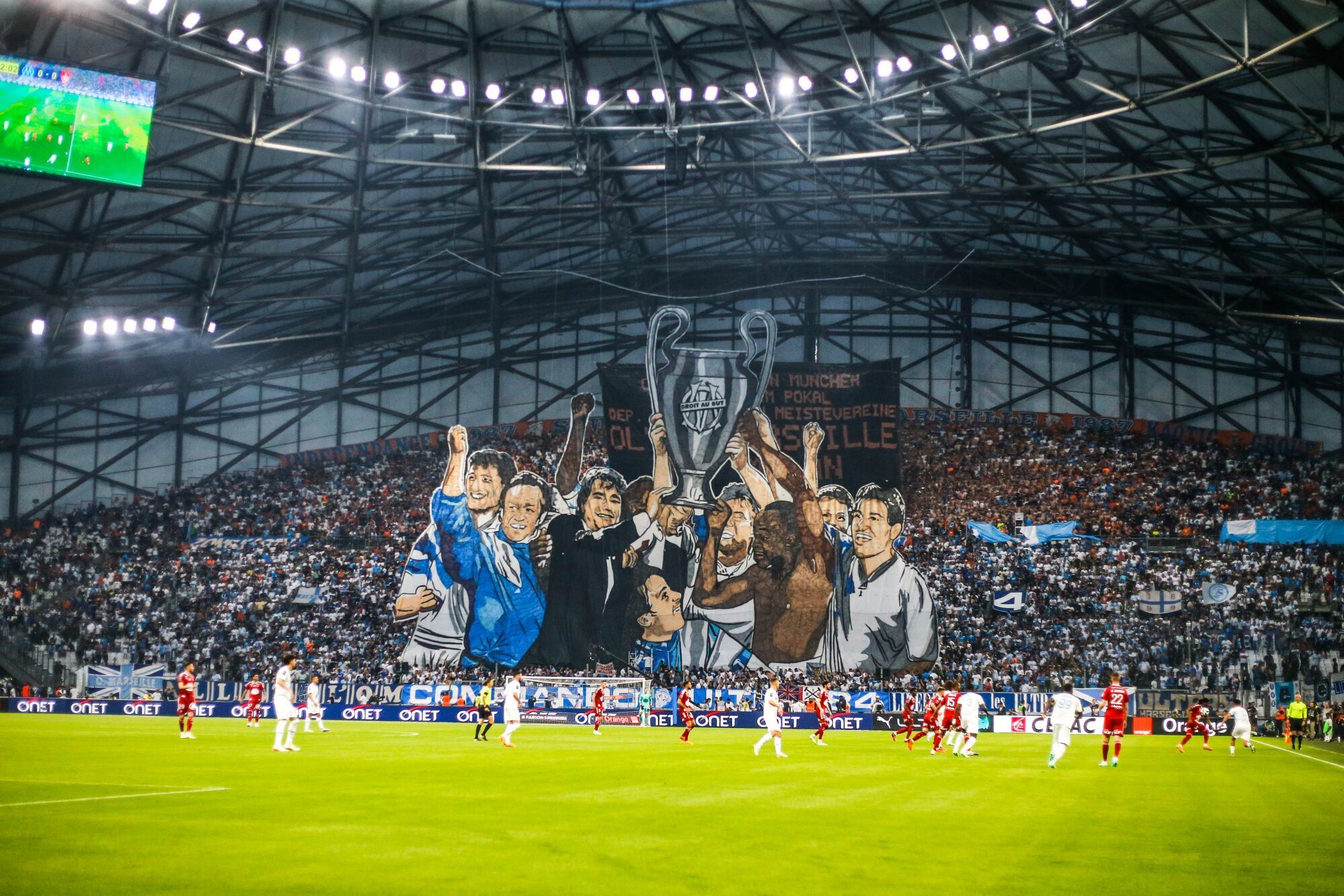 Top 10 tifos of 2023 2 Marseille tifo