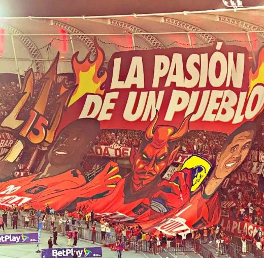 Am&eacute;rica de Cali tifo
