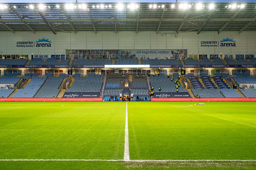 A general view of the Coventry Building Society Arena 