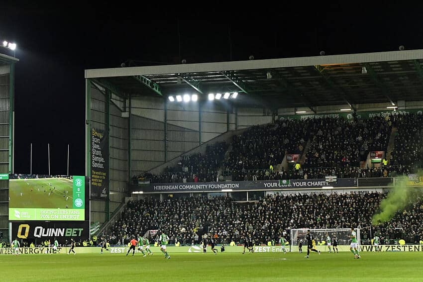 The ten biggest football grounds in Scotland 7 General view of Easter Road