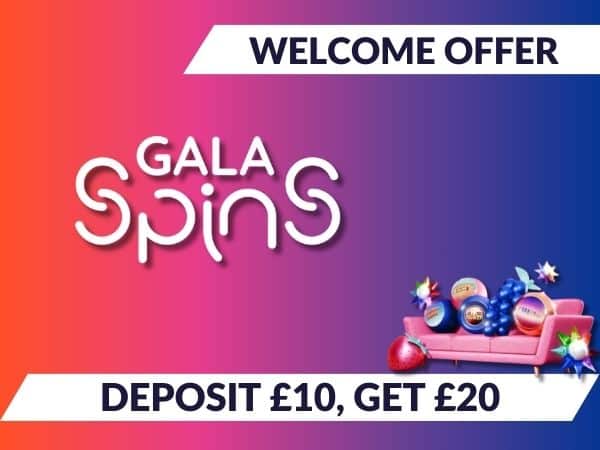 Gala spins welcome offer
