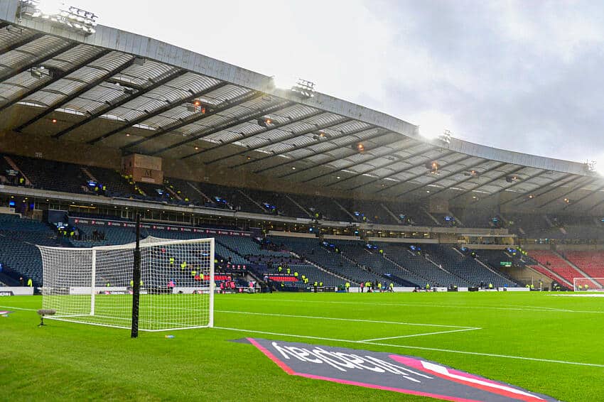 The ten biggest football grounds in Scotland 10 General view of Hampden Park