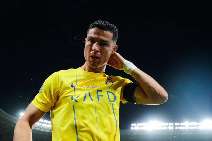 Cristiano Ronaldo banned after making offensive gesture towards fans 1 Cristiano Ronaldo serves one-match ban