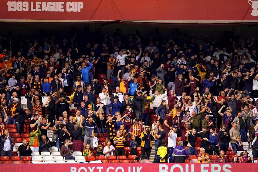 Bradford City fan handed three-year suspension for cocaine possession 1 Bradford City fan receives three-year ban for cocaine use
