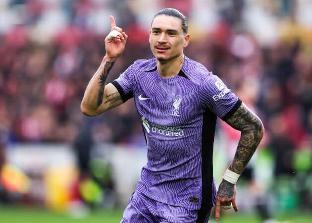 Liverpool striker Darwin Nunez
