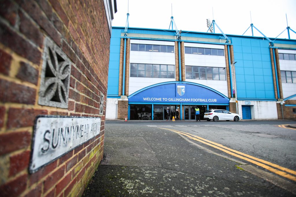Priestfield Stadium entrance