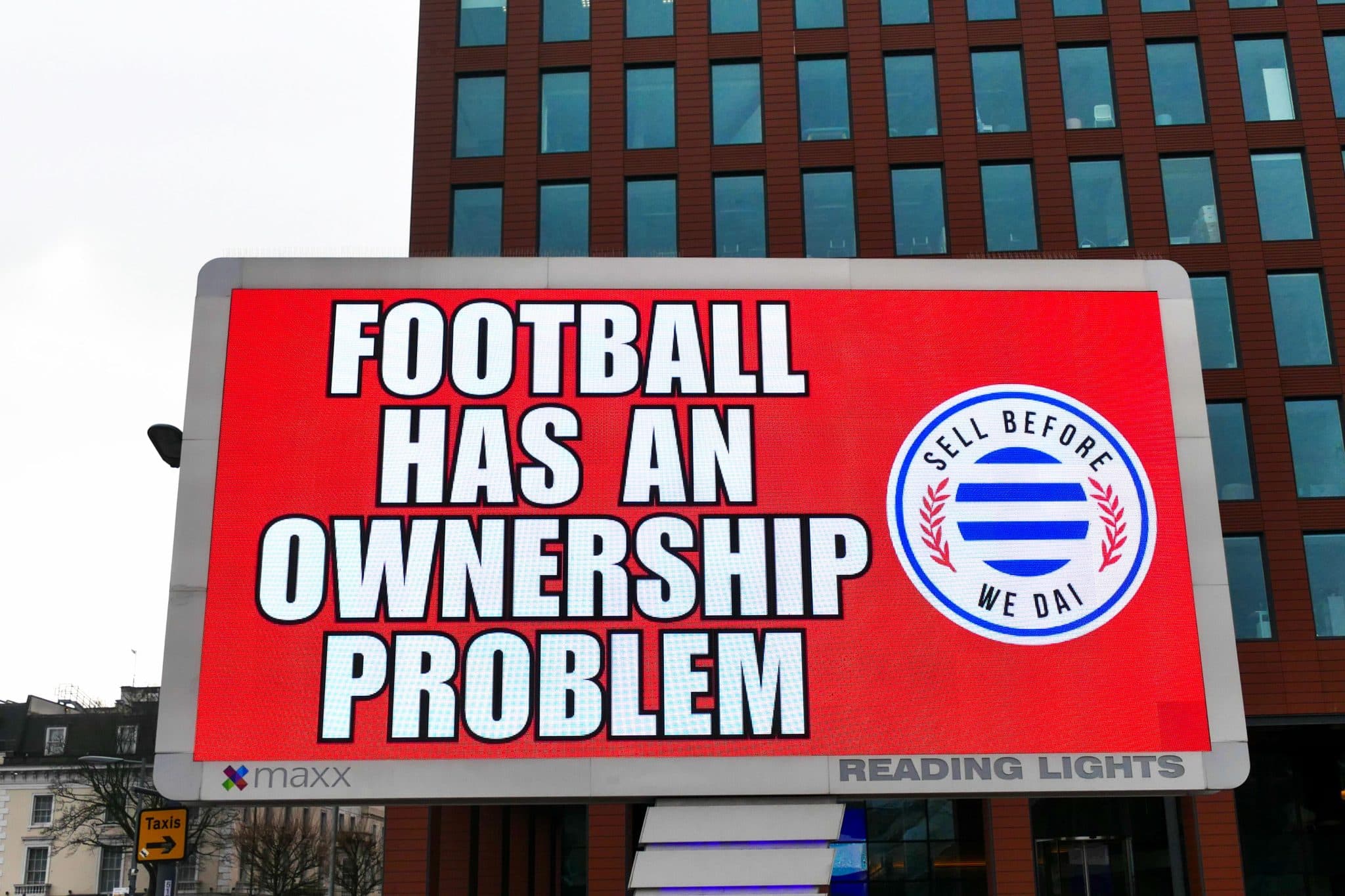 Fans react to ‘letter of intent’ for potential purchase of Reading 1 Reading protests