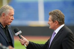 Famous people at Priestfield Stadium