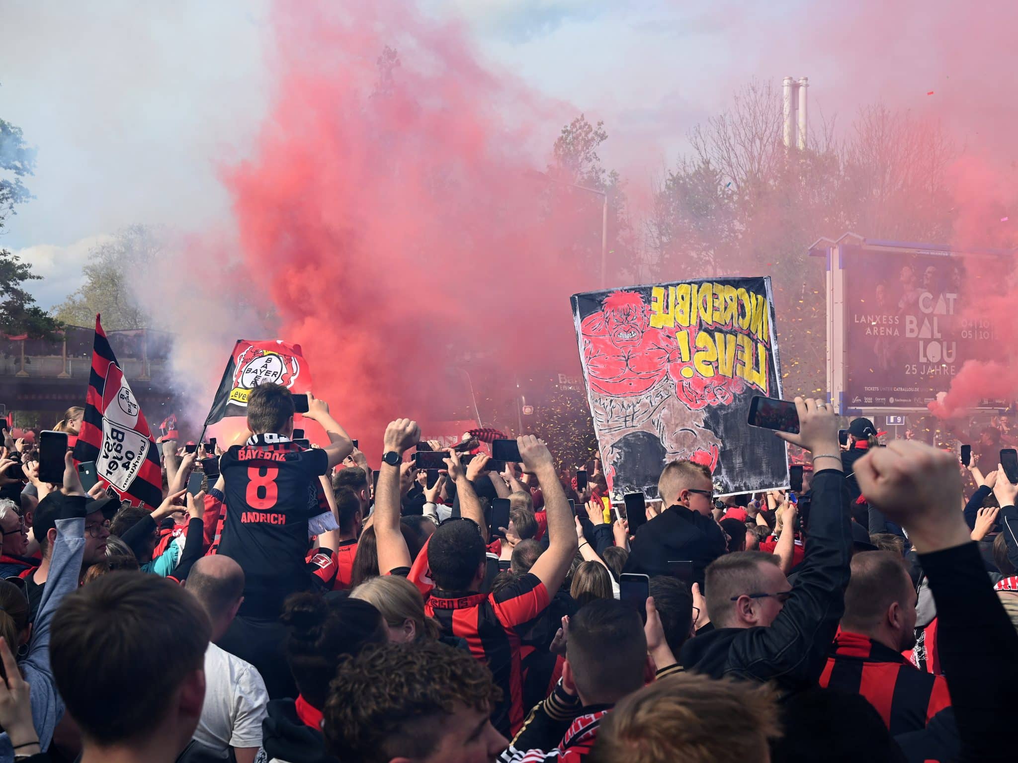 Leverkusen fans