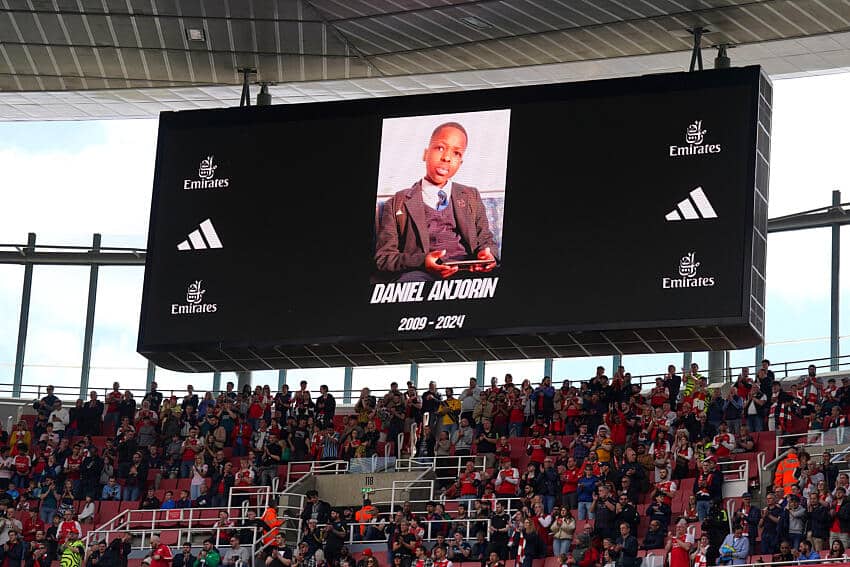Arsenal's Daniel Anjorin tribute