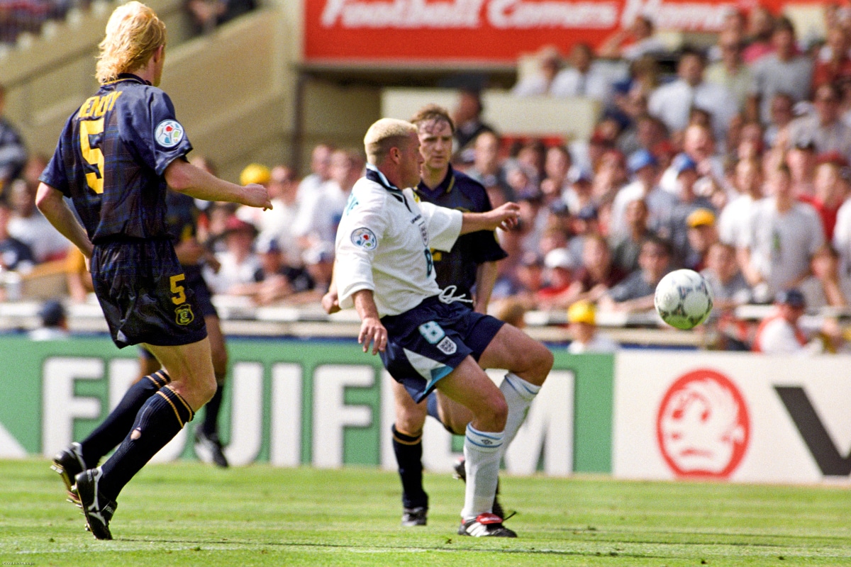 Fans remember England vs Scotland from Euro 96 2 Paul Gascoigne Euro 96