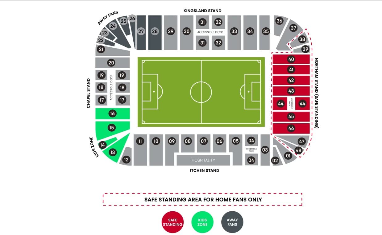How to buy Southampton tickets: Prices, membership, essential guide to cheap Premier League tickets 2024/25 2 Southampton tickets booking and safe standing overview