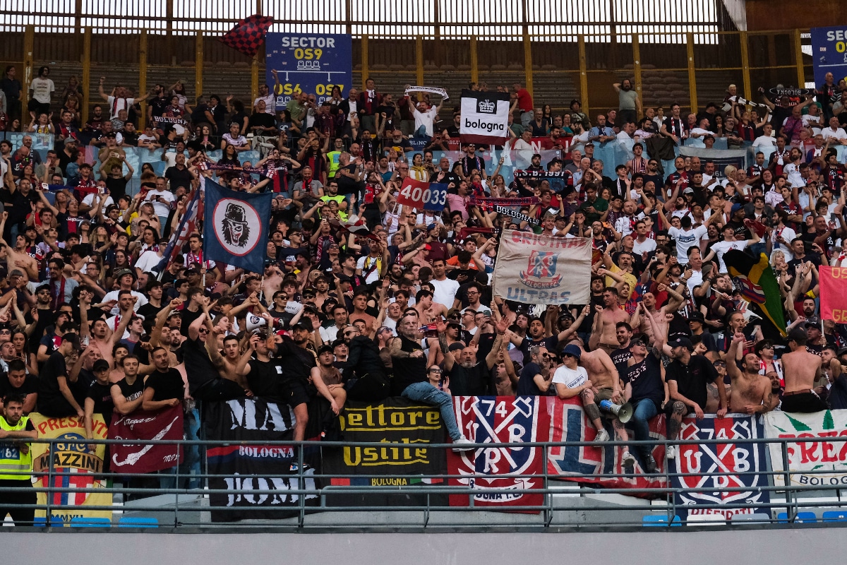 Bologna fans celebrate Champions League qualification 1 bologna fans