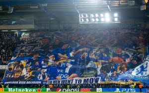 Chelsea legends tifo
