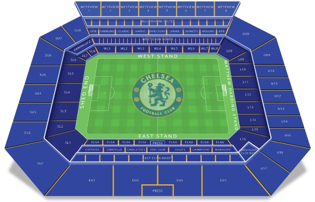 stamford bridge seating plan