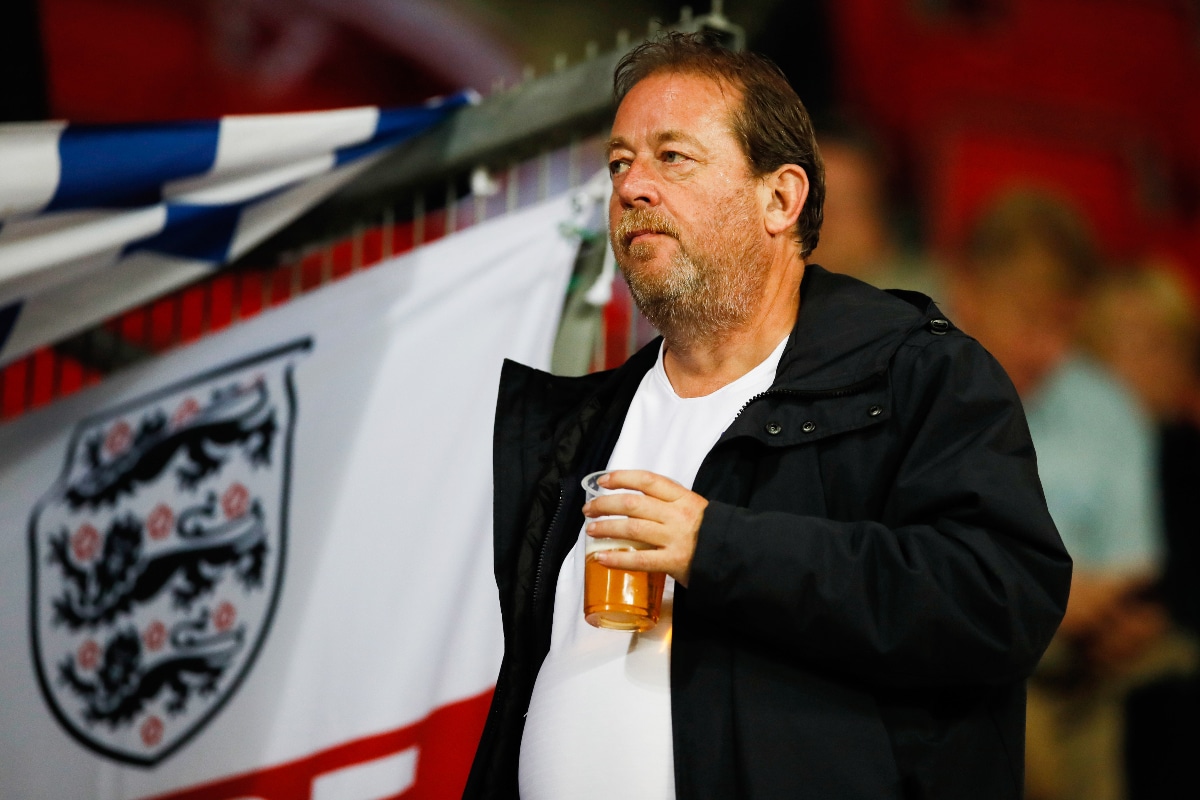 Why do England fans throw beer when they score at major tournaments? 1 England fans throw beer