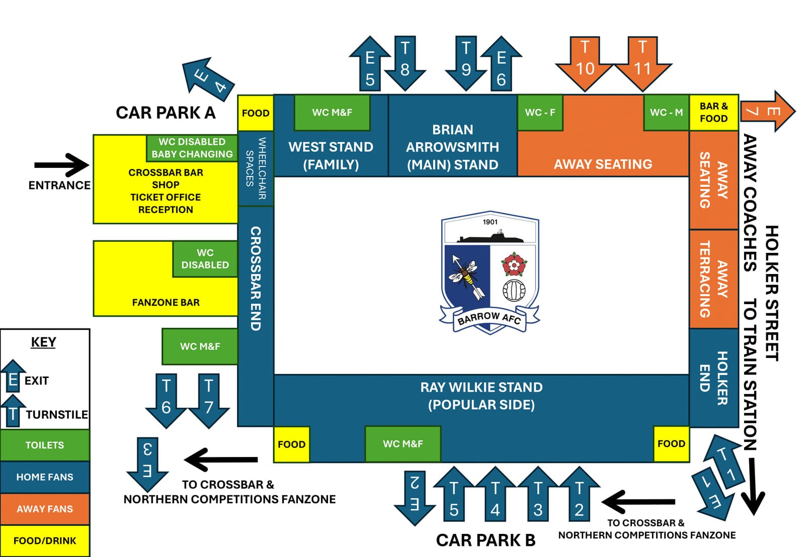 Holker Street Seating Plan 