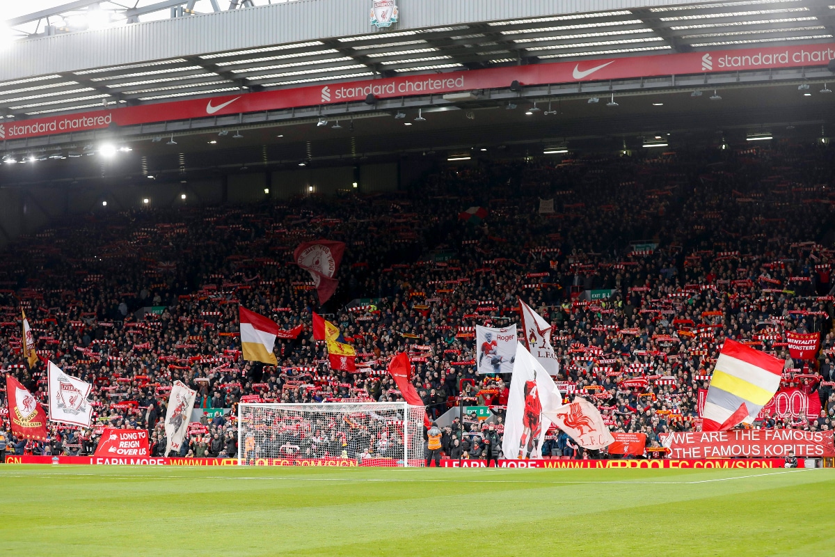 Anfield capacity