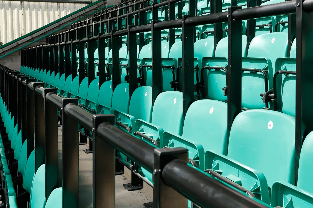 Football grounds with safe standing: Majority of PL clubs now have rails installed 1 Football grounds with safe standing