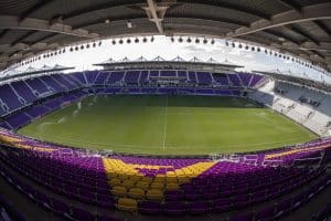 Inside view of Orlando City SC Stadium